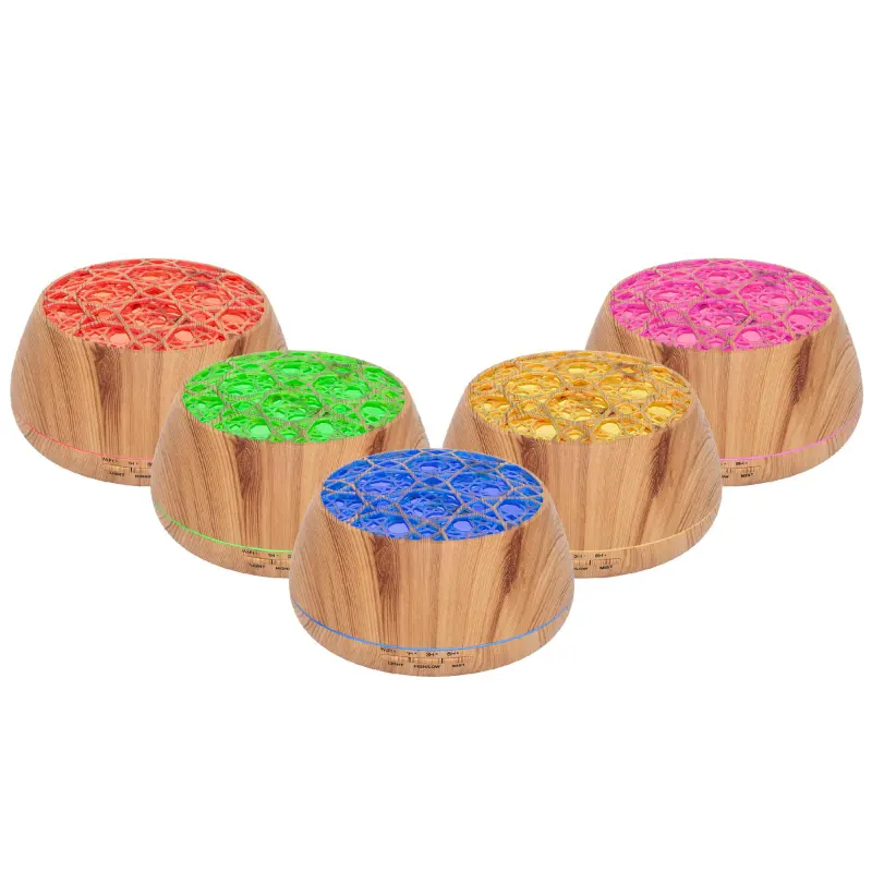 Aroma difuzér Somogyi AD400Wifi svetlé drevo RGB